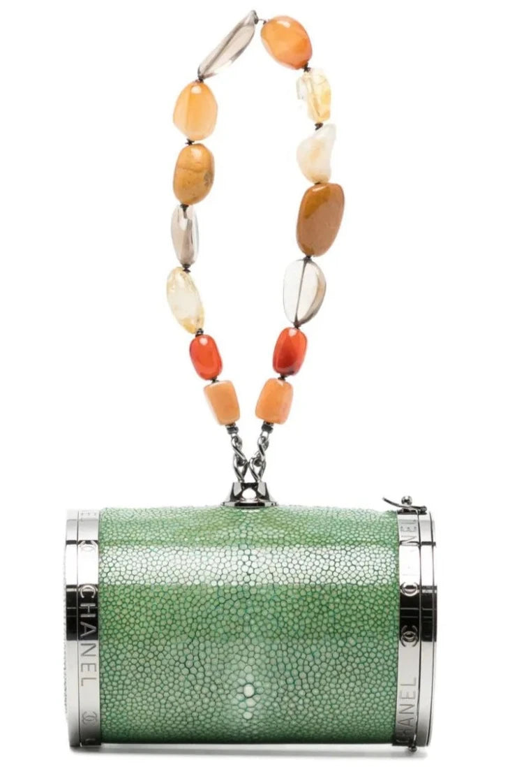 Green Barrel Minaudière