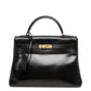 Vintage Kelly 28 Sellier Black Box GHW