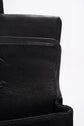 Medium Double Flap Black Velvet