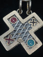 Cross Mono-clip Logo Clip-on Earrings