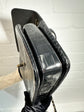 Black Exotic Vintage Flap Bag