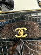 Black Exotic Vintage Flap Bag