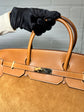 Gold Suede Grizzly Birkin 40 GHW