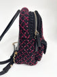 Diamond Quilted Tweed Backpack