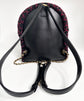 Diamond Quilted Tweed Backpack