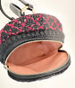 Diamond Quilted Tweed Backpack