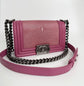 Pink Leather Le Boy Bag