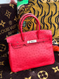 Birkin 30 Exotic Red PHW