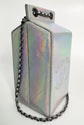 Iridescent Silver Lait de Coco Milk Carton Bag