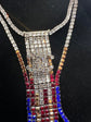 2019 Rainbow Rhinestone Necklace