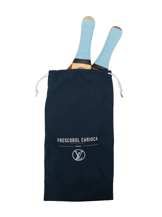 Wooden Paddle Racquet Frescobol Carioca Set -  Replica Handbags
