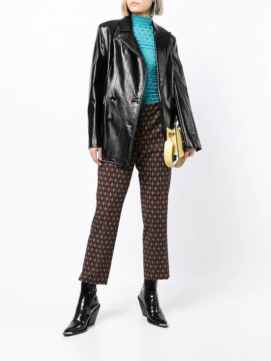 Diamond Print Trousers -  Replica Handbags
