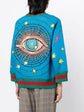 Evil Eye Print Crewneck -  Replica Handbags
