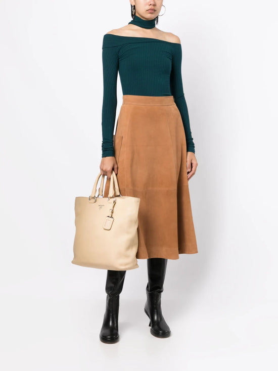 Prada Vitello Daino Leather Tote Bag -  Replica Handbags
