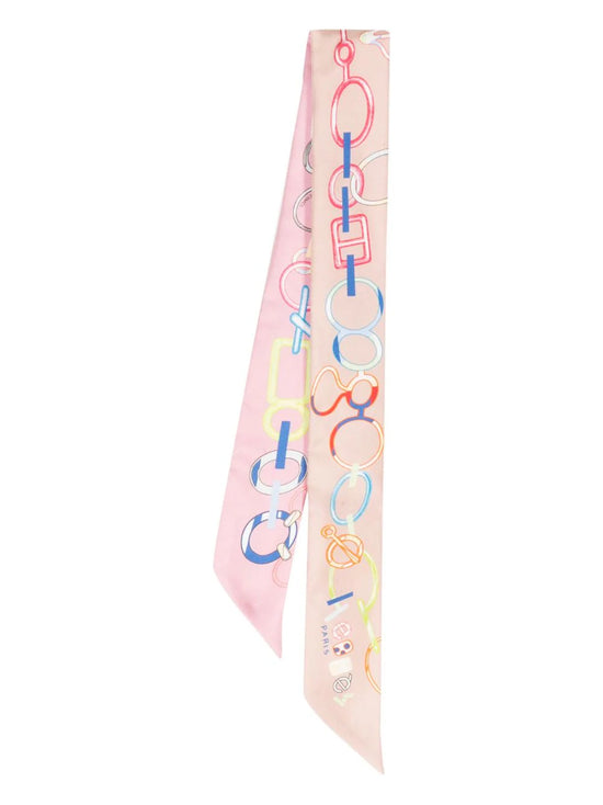Isola di Primavera Silk Twilly Scarf