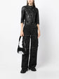 Selleria Black Leather Biker Jacket