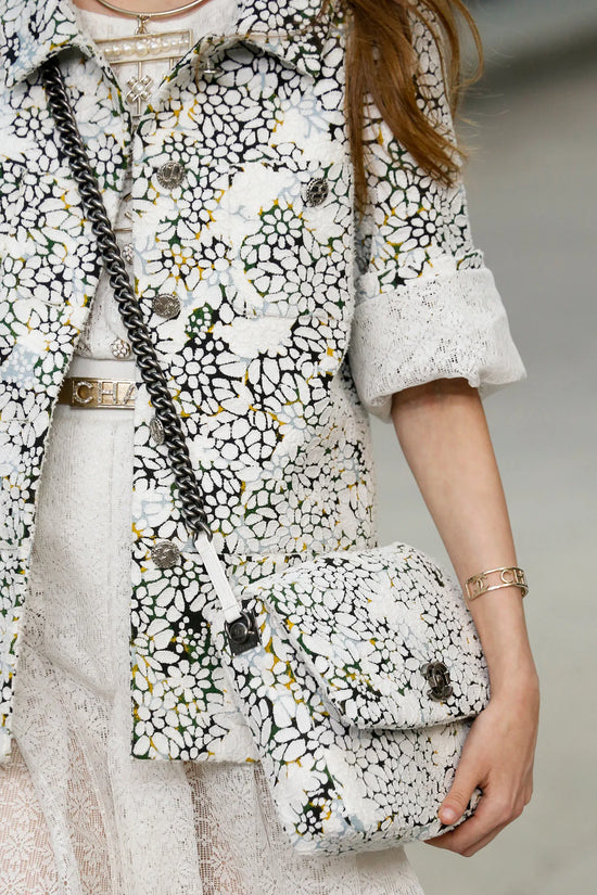 Autumn Flower-Print Jacket -  Replica Handbags
