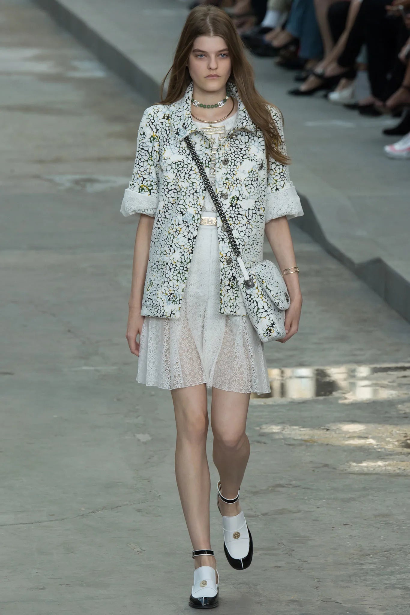 Autumn Flower-Print Jacket -  Replica Handbags
