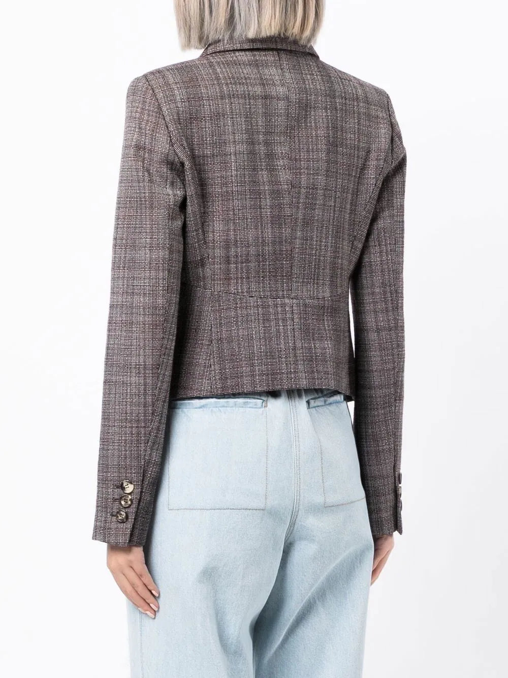 Brown Wool Blazer -  Replica Handbags
