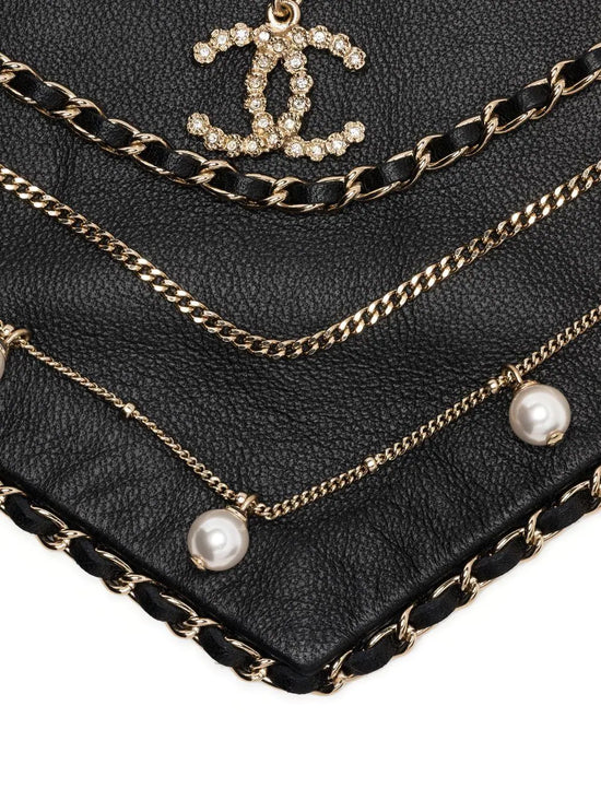 CC Chain Layered Bandana Necklace -  Replica Handbags

