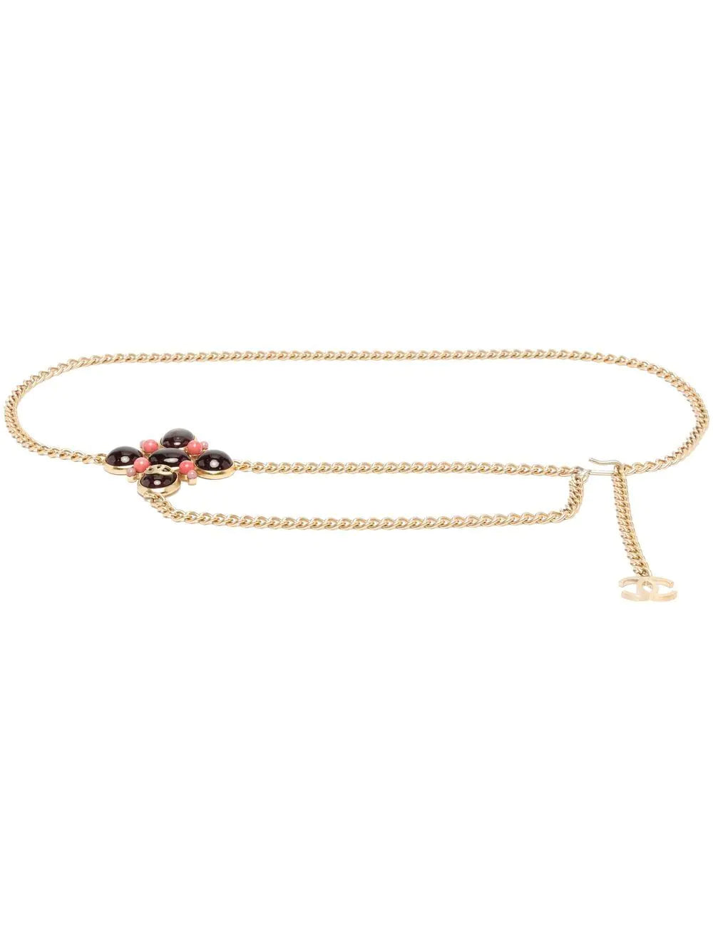 Gem Charm Logo Chain Belt -  Replica Handbags

