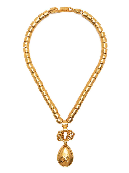 Gold Beaded necklace -  Replica Handbags
