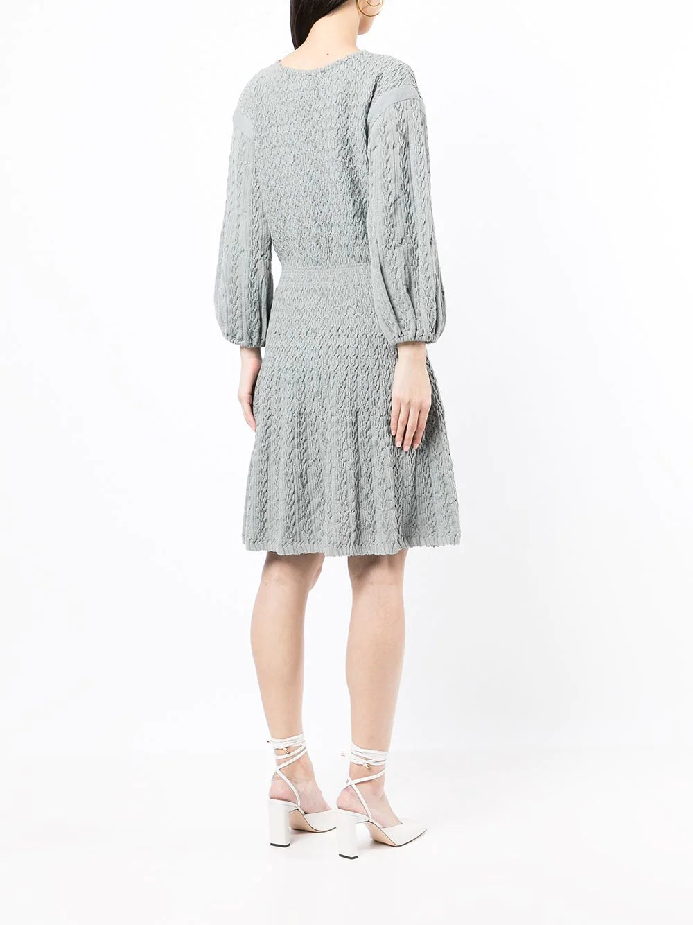 Ruched Knit Dress -  Replica Handbags
