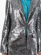 Silver Sequin-Embellished Blazer -  Replica Handbags
