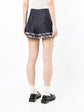 Striped Blue Tweed Shorts -  Replica Handbags
