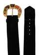 Gemstone Embellished Buckle Belt -  Replica Handbags
