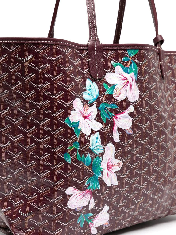 Customised Floral St. Louis Tote -  Replica Handbags
