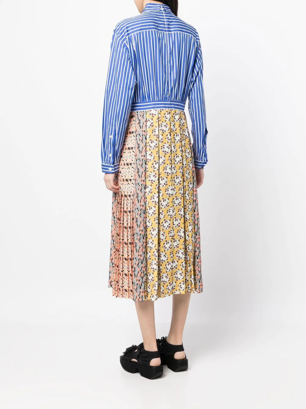 Patchwork Shirt-Dress -  Replica Handbags
