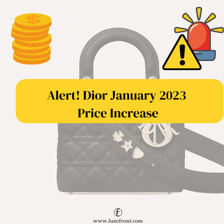 Dior Price Increase January 2024